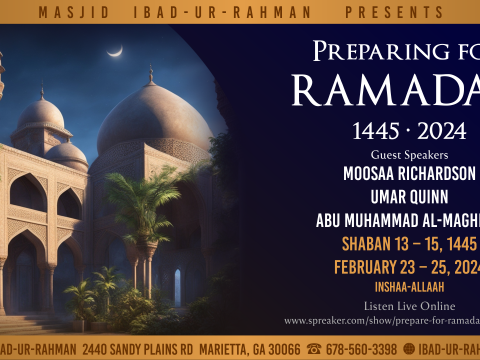Preparing for Ramadan 1445 2024 Masjid Ibad-ur-Rahman