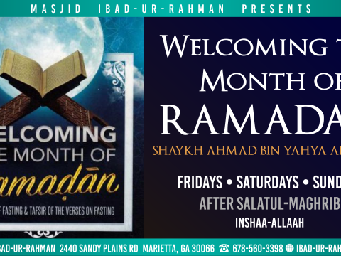 Welcoming the Month of Ramadan
