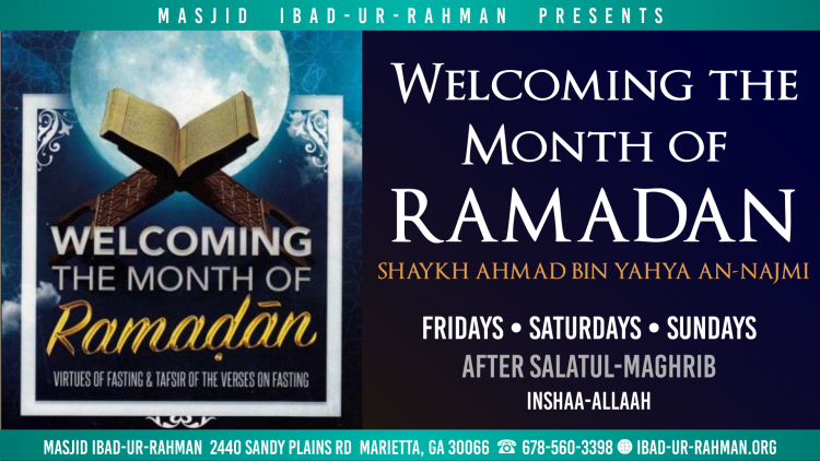 Welcoming the Month of Ramadan