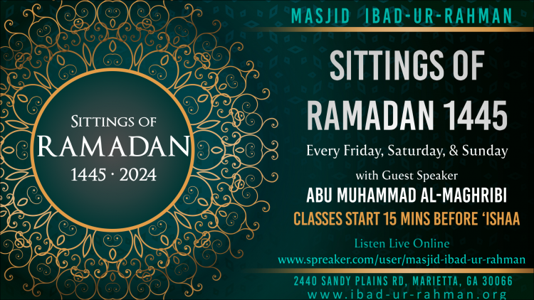 Sittings of Ramadan 1445 (2024)